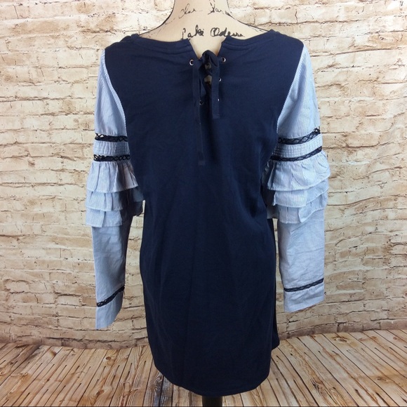 Crown & Ivy Navy Dress - Picture 4 of 6